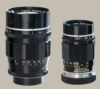 Canon 100mm f2.0 f3.5 1960