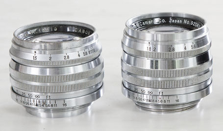 Canon 50mm lenses