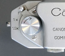 Canon IIB finder switch