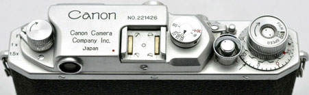 Canon IID2 top