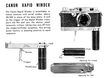 Canon Rapid Winder